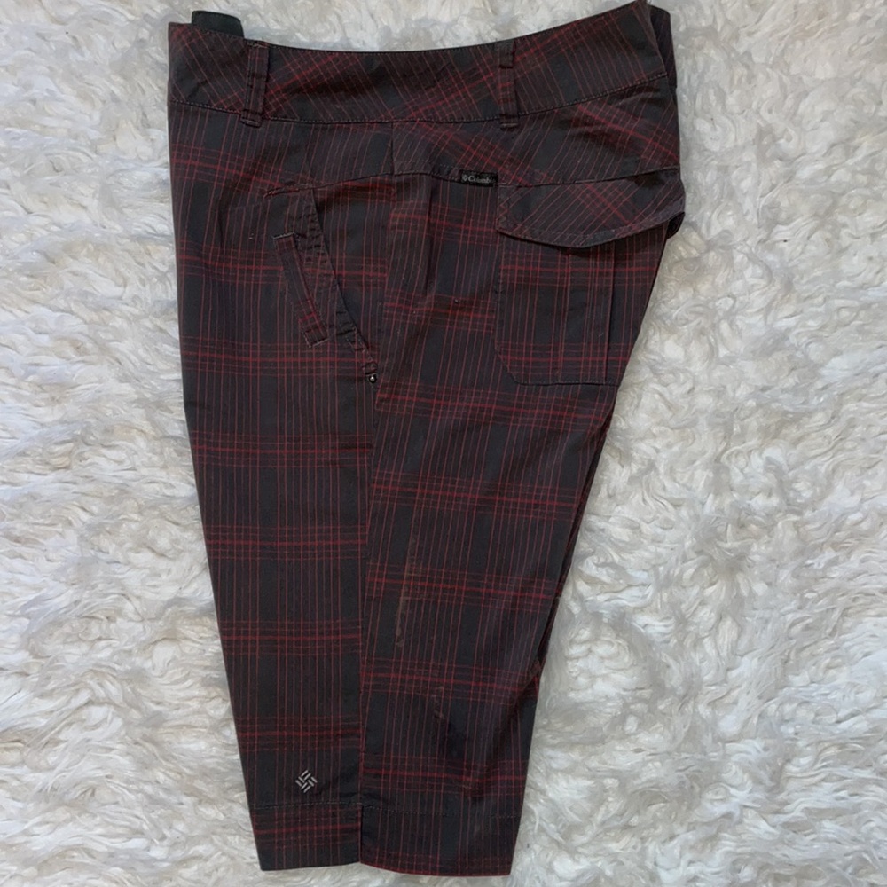 Columbia Long Shorts Printed Nylon, Size 8w 13L